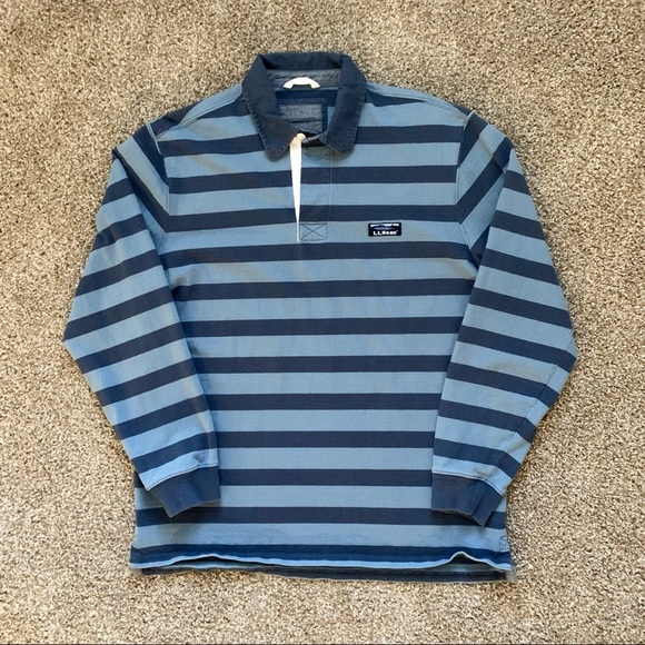 Ll Bean Lakewashed Rugby Shirt 